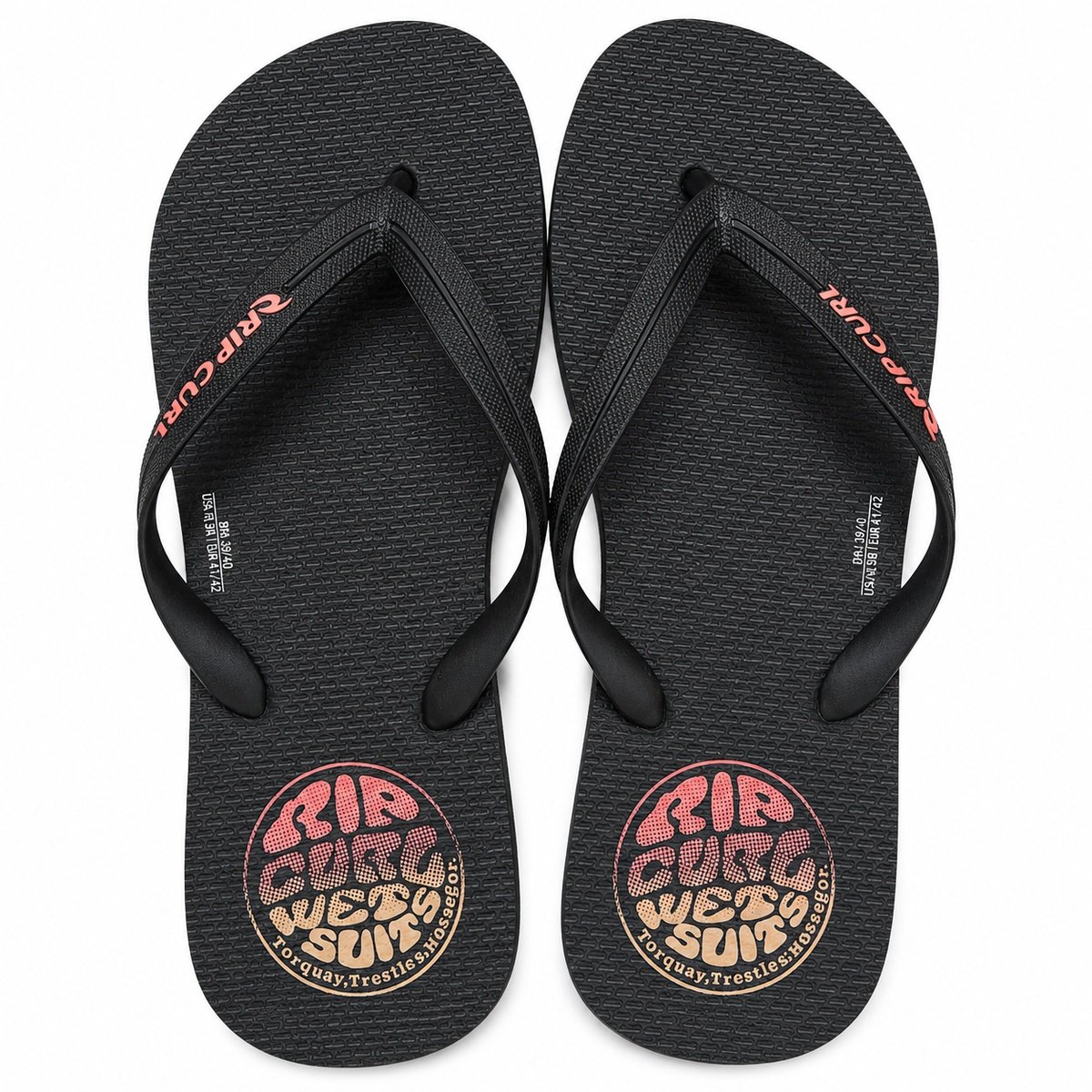 Chinelo Rip Curl Icons of Surf Black – Conforto, Durabilidade e Estilo Surfwear