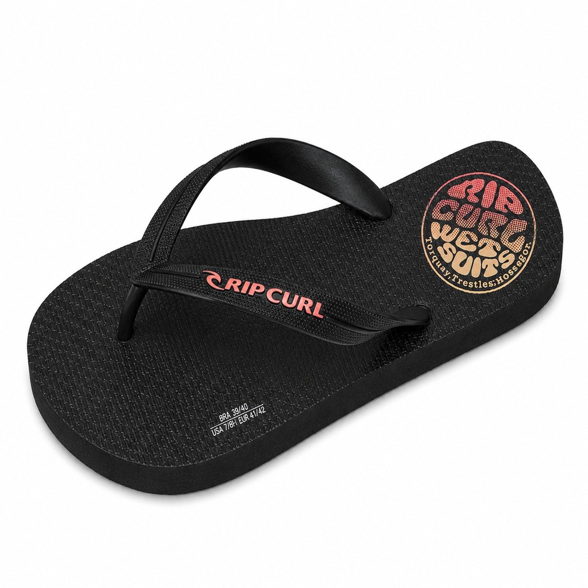 Chinelo Rip Curl Icons of Surf Black – Conforto, Durabilidade e Estilo Surfwear Preto 3