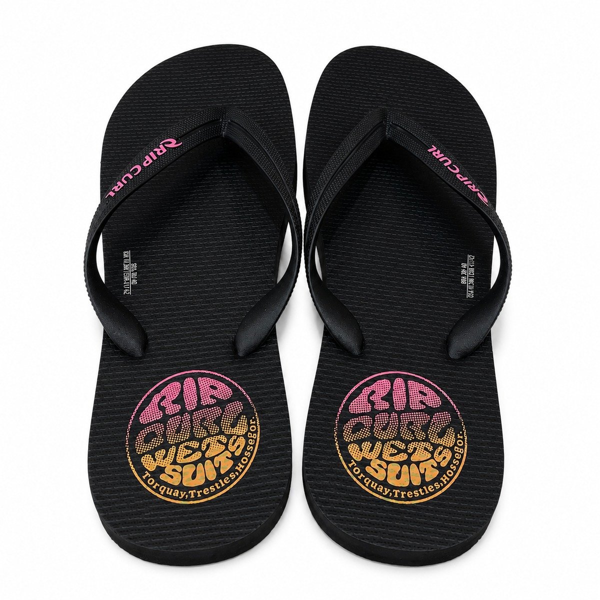 Chinelo Rip Curl Icons of Surf Black – Conforto, Durabilidade e Estilo Surfwear Preto 4