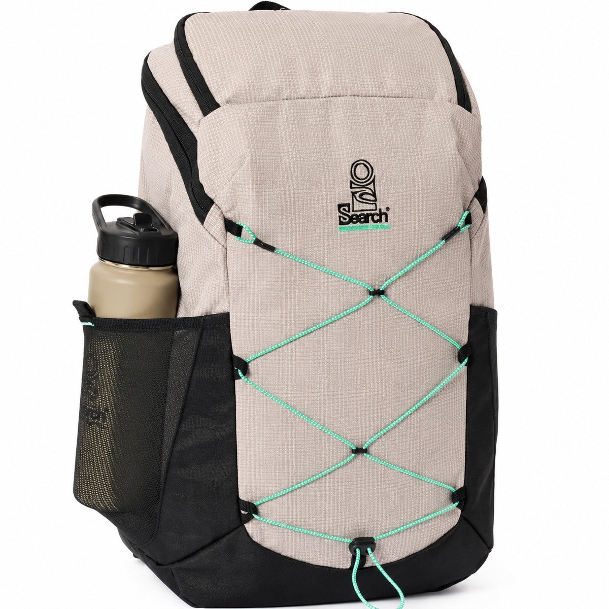 Mochila Rip Curl Overland 30L Search Stone – Estilo Adventure, Alta Resistencia e Compartimento Notebook Off White 4