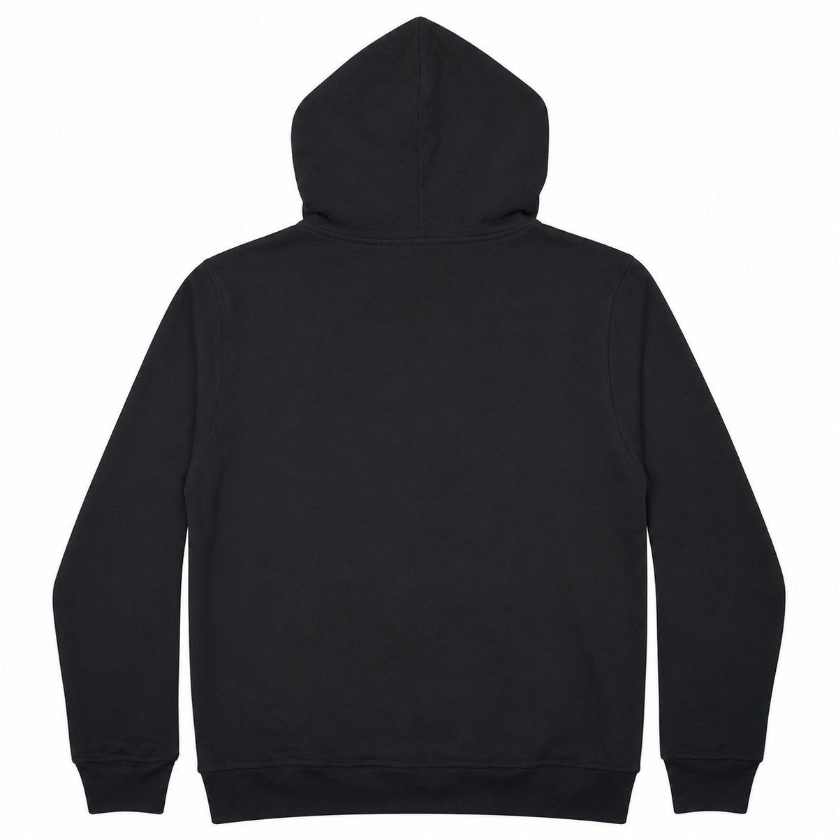 Moletom Quiksilver Impaired Logo DNA Preto Fechado com Capuz Preto 4