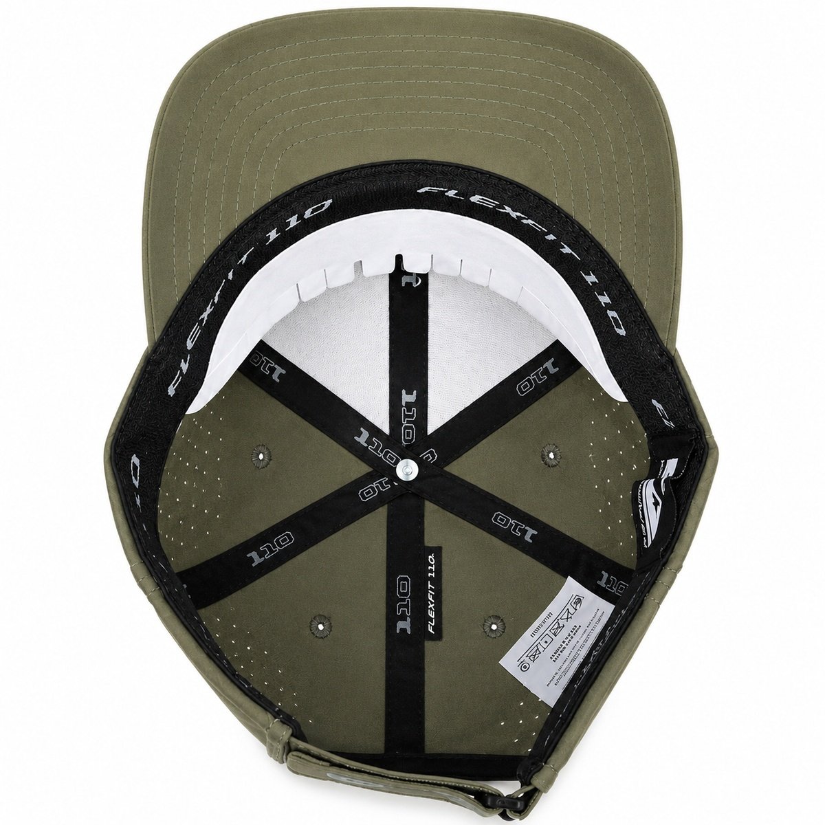 Boné Quiksilver Adapted Four Leaf Clover – Estilo Exclusivo e Ajuste Anatômico Verde 5