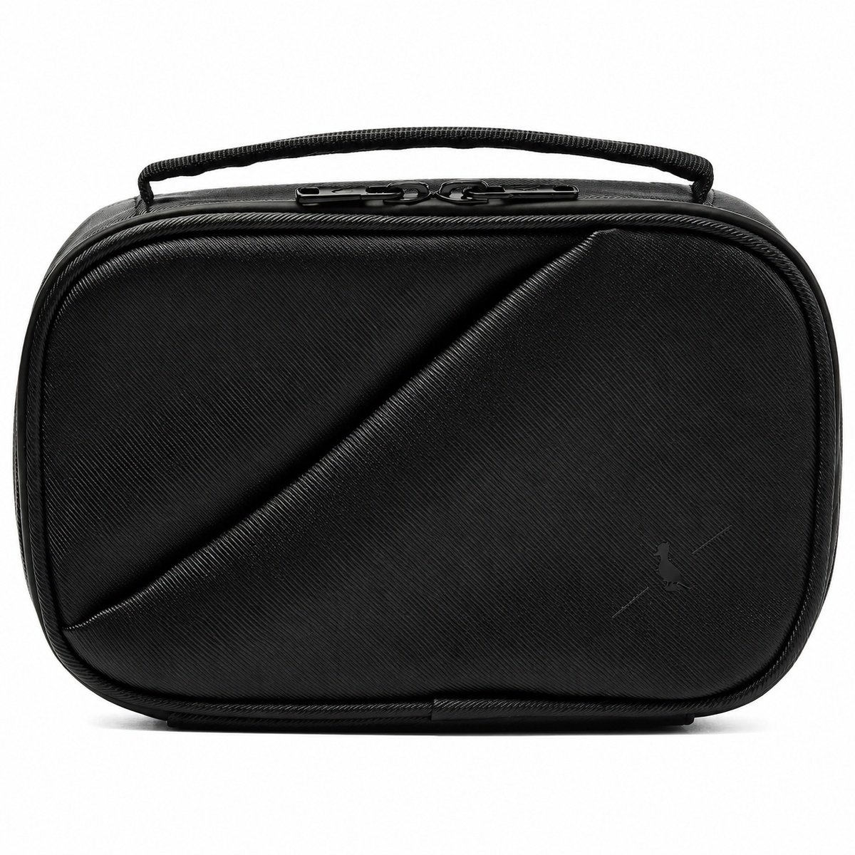 Necessaire Reserva Office Preta – Organização Premium e Design Minimalista