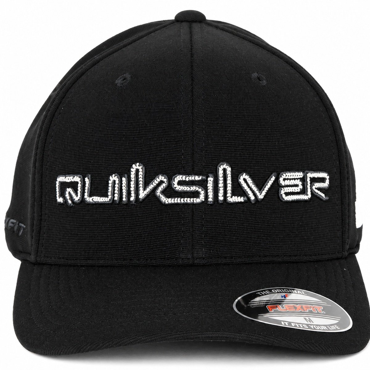 Boné Quiksilver Emb Chain Tribal Tag Preto – Design Tribal, Atitude e Estilo Clássico Preto 3
