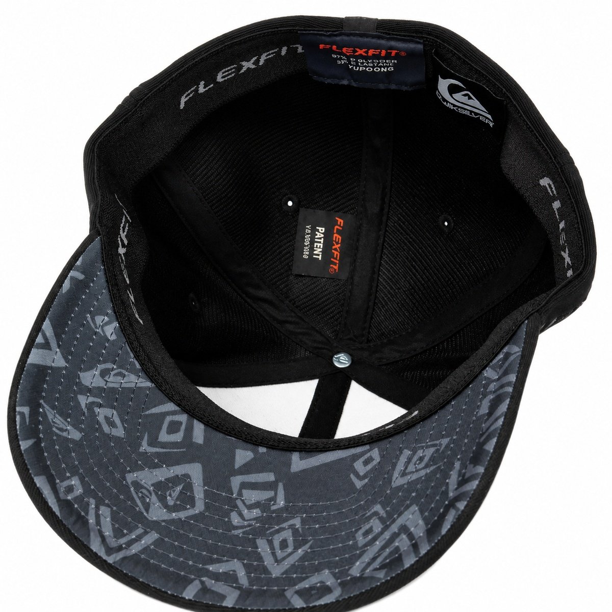 Boné Quiksilver Emb Chain Tribal Tag Preto – Design Tribal, Atitude e Estilo Clássico Preto 5