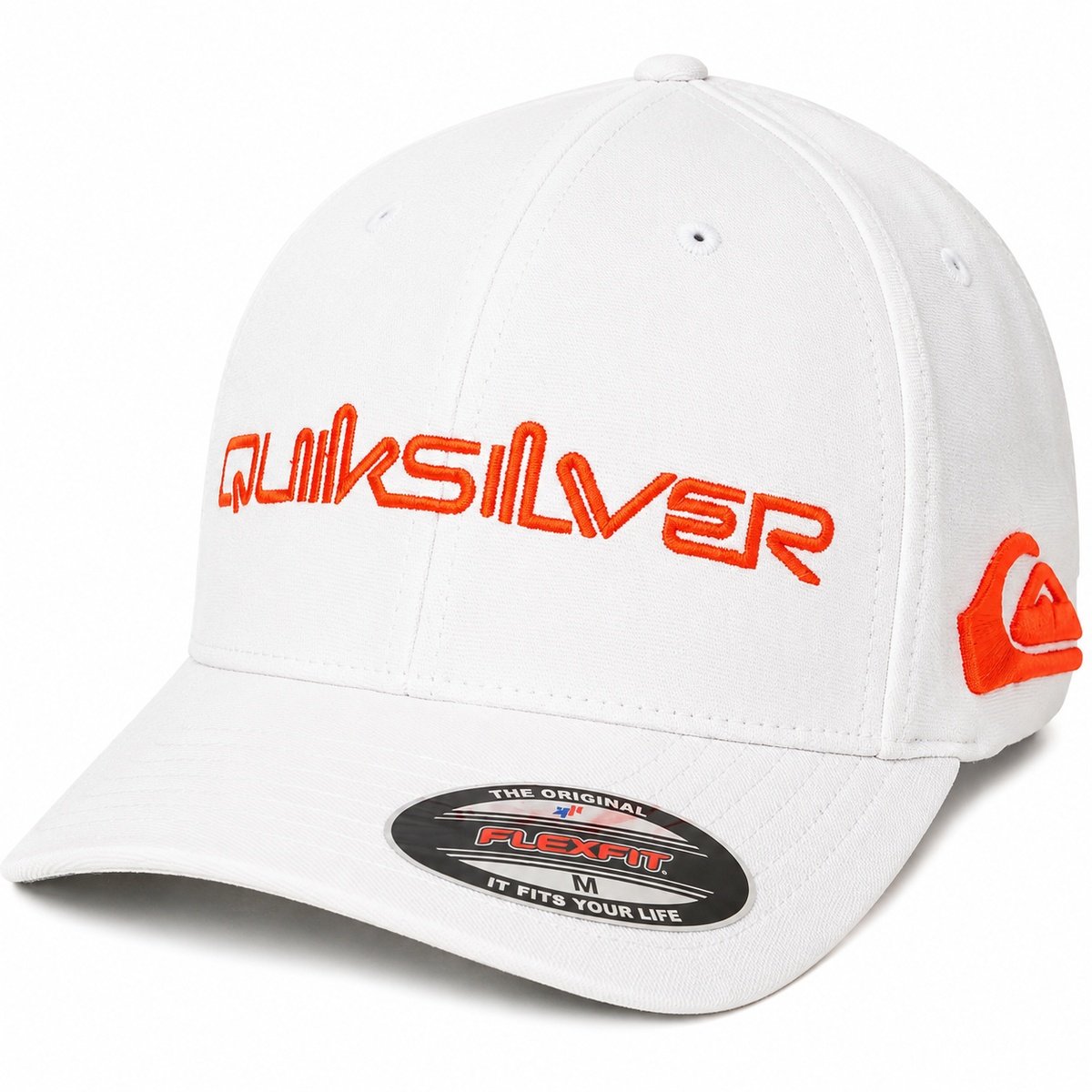 Boné Quiksilver Emb Type Momentum Branco – Design Dinâmico e Estilo Surfwear