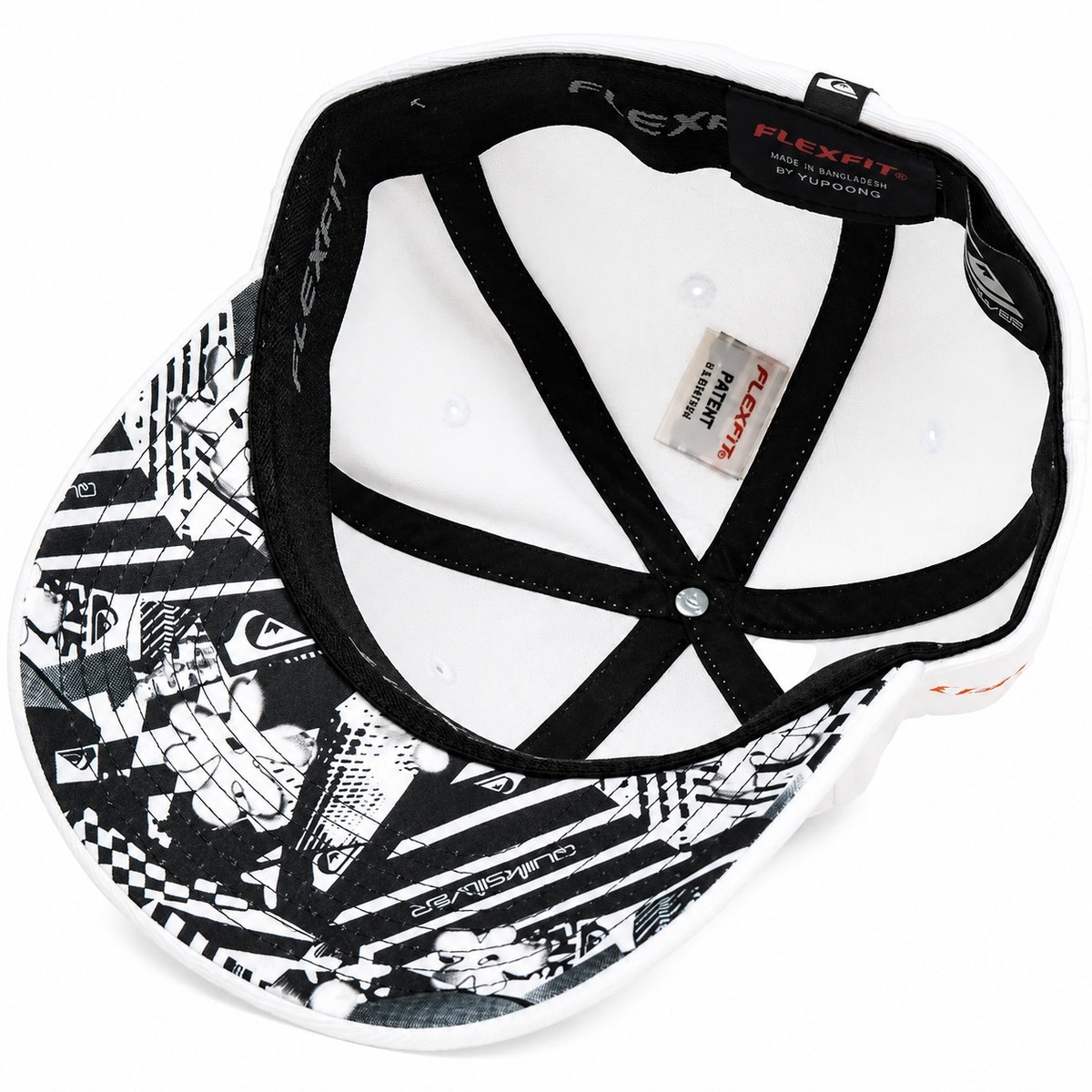 Boné Quiksilver Emb Type Momentum Branco – Design Dinâmico e Estilo Surfwear Branco 5