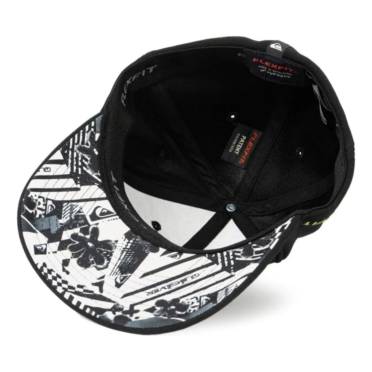 Boné Quiksilver Emb Type Momentum Preto – Design Gráfico, Atitude e DNA Surf Preto 5