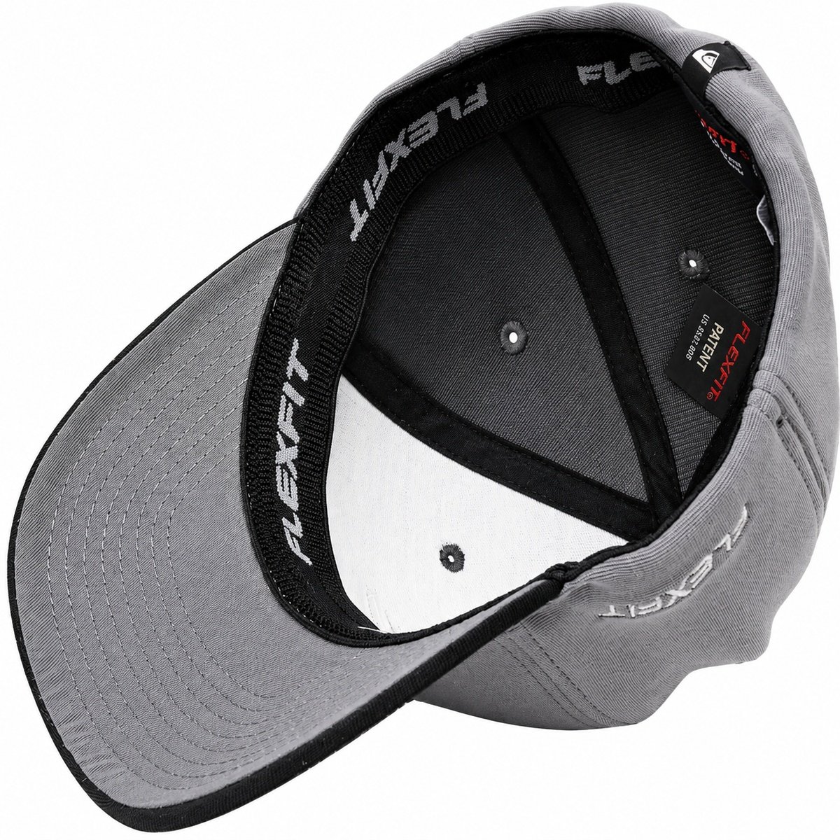 Boné Quiksilver Emb Three Logo Dark Grey – Estilo Urbano e Autenticidade Cinza 4