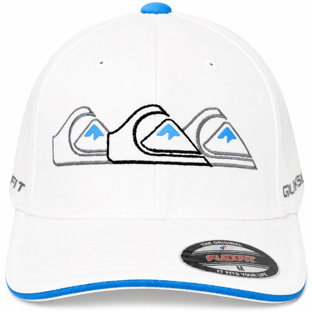 Boné Quiksilver Emb Three Logo Branco – Design Autêntico e Estilo Surf Premium Branco 2