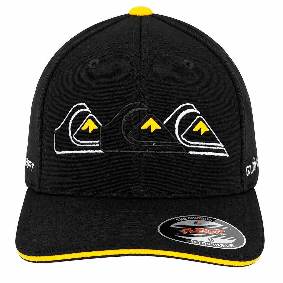 Boné Quiksilver Emb Three Logo Preto – Clássico, Técnico e Indispensável Preto 2