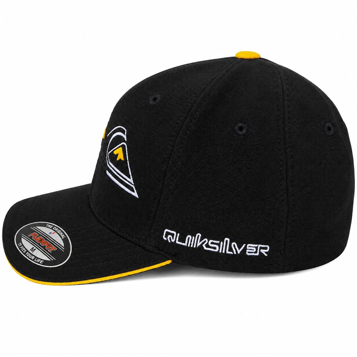 Boné Quiksilver Emb Three Logo Preto – Clássico, Técnico e Indispensável Preto 3