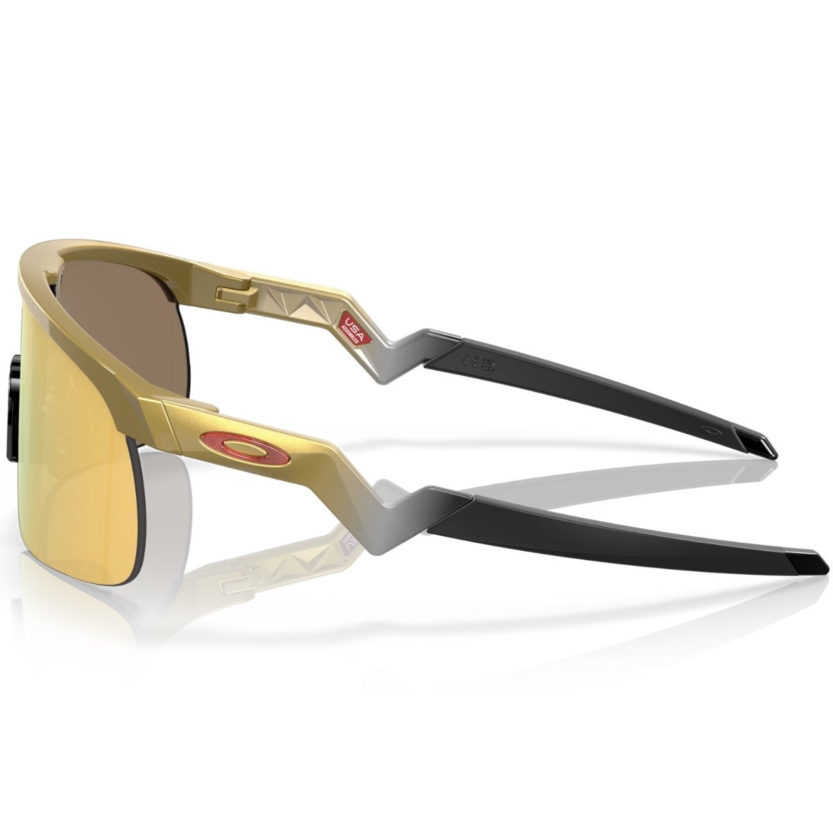 Óculos Oakley Resistor Gold / Prizm 24K – Performance, Tecnologia de Lentes e Estilo Icônico Dourado 3