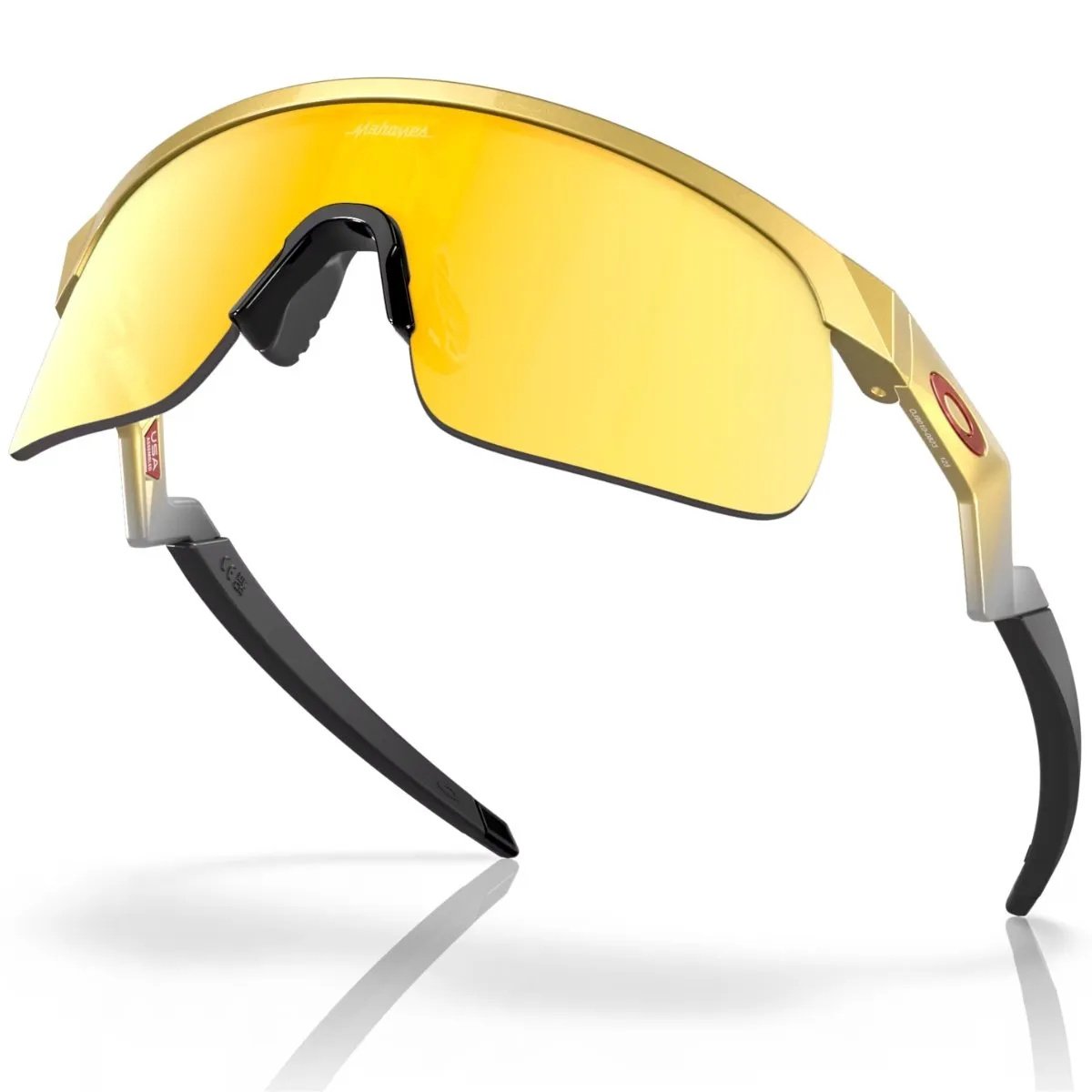 Óculos Oakley Resistor Gold / Prizm 24K – Performance, Tecnologia de Lentes e Estilo Icônico Dourado 4