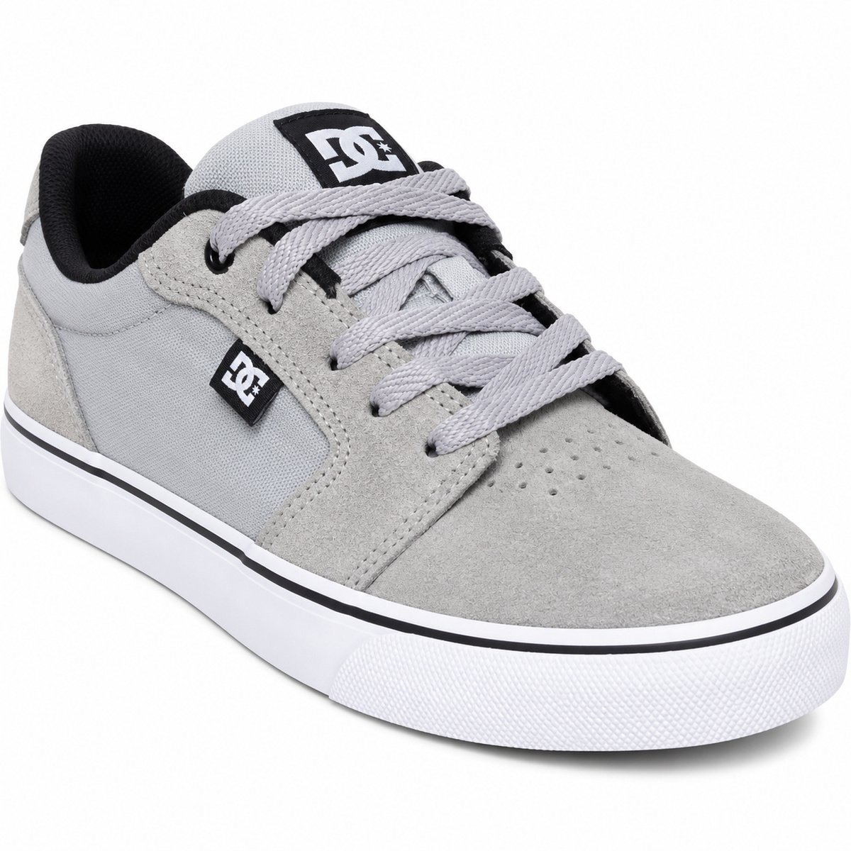 Tênis DC Shoes Anvil LA Cinza – Estilo Skatista, Durabilidade e Conforto Urbano