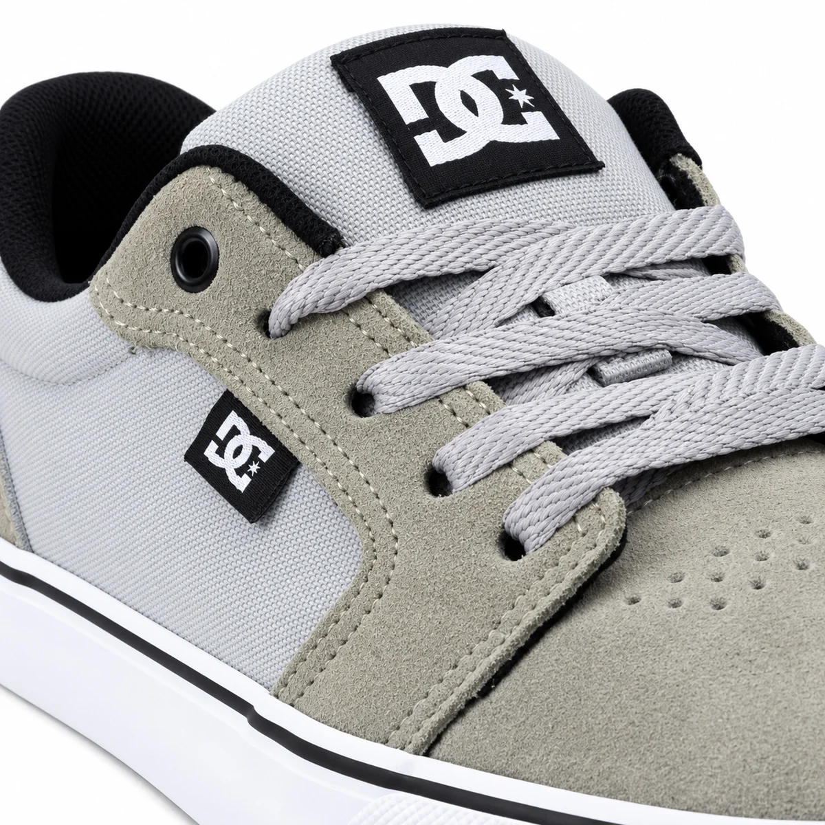 Tênis DC Shoes Anvil LA Cinza – Estilo Skatista, Durabilidade e Conforto Urbano Cinza 3
