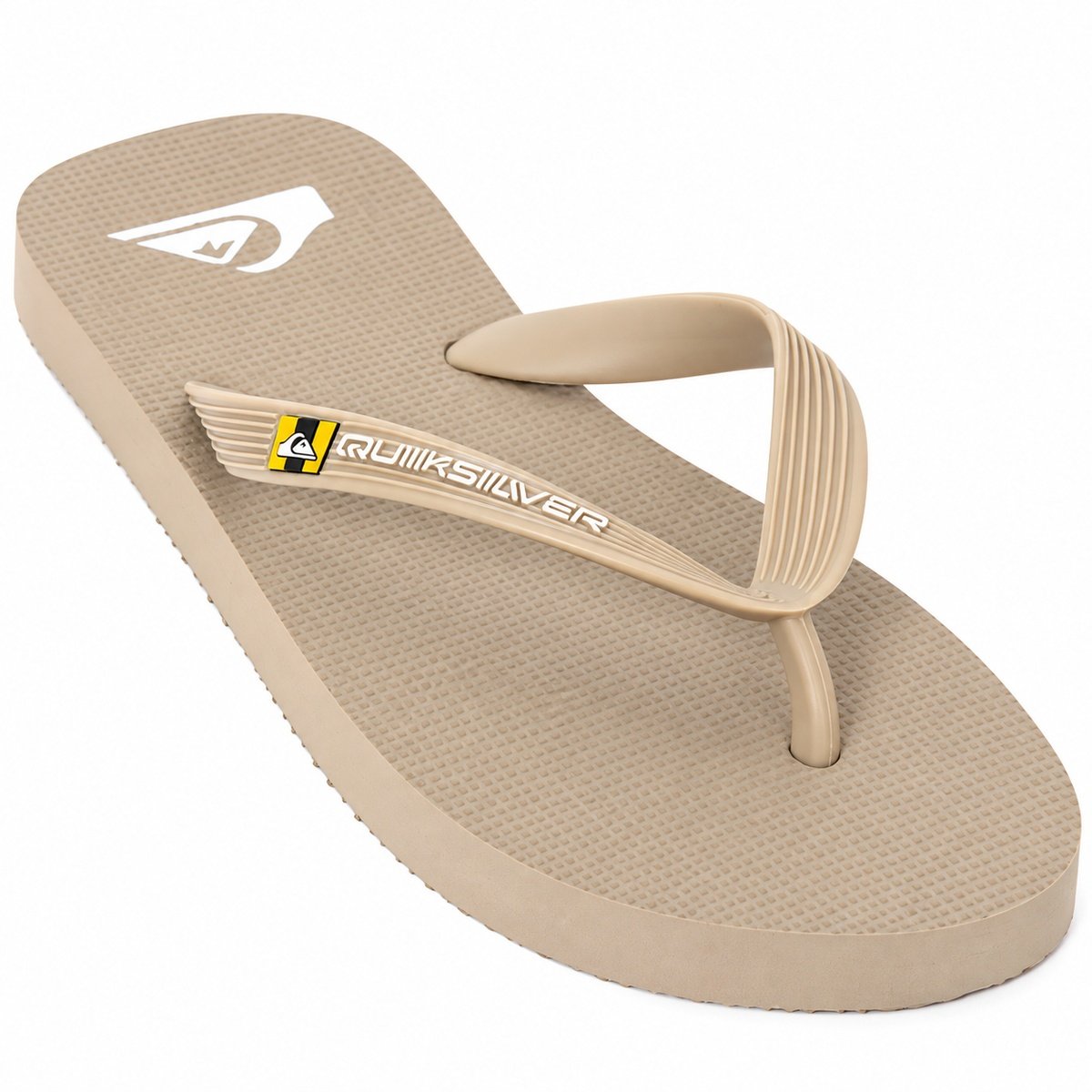 Chinelo Quiksilver Molokai Solid Areia – Conforto, Estilo Surfwear e Durabilidade Bege 2