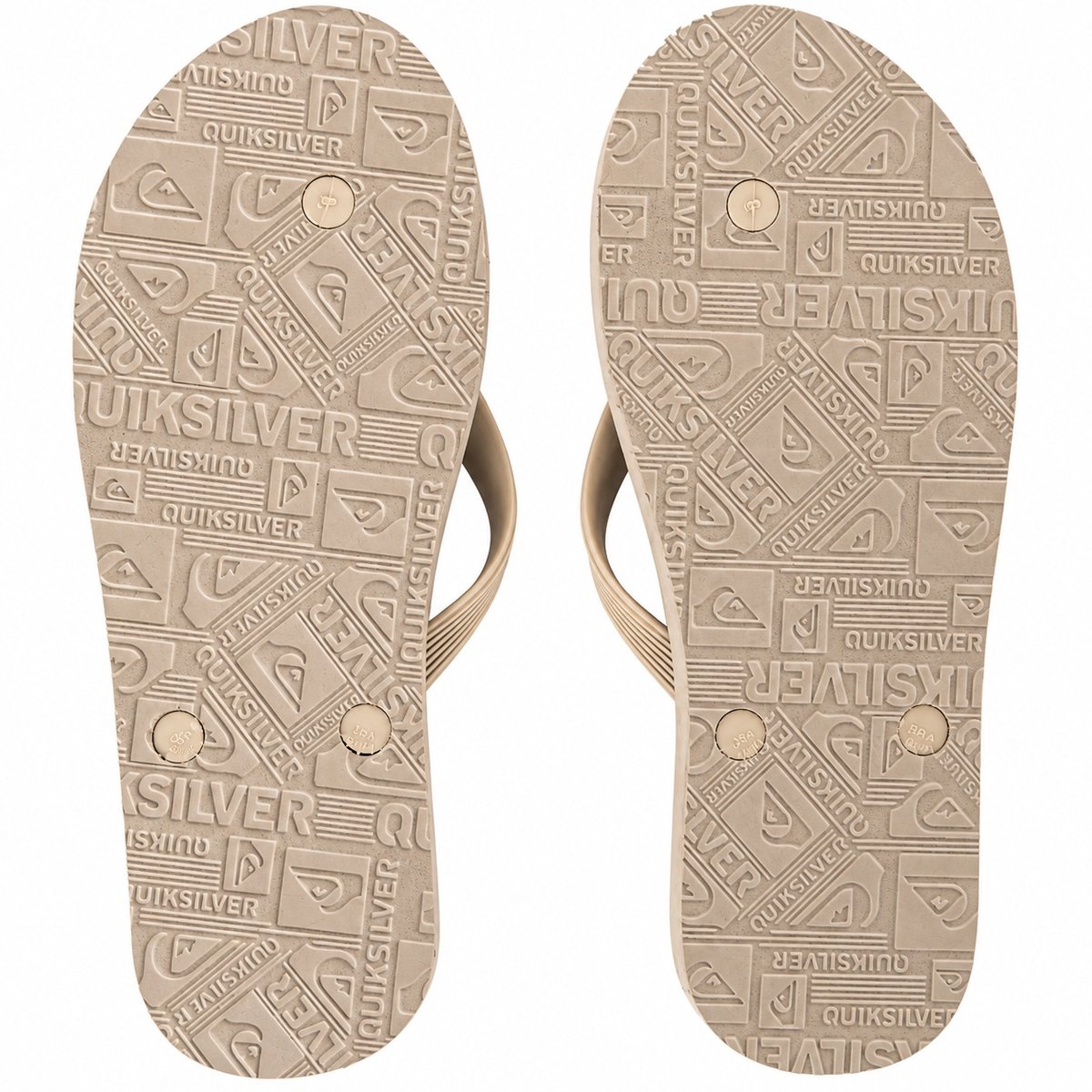 Chinelo Quiksilver Molokai Solid Areia – Conforto, Estilo Surfwear e Durabilidade Bege 4
