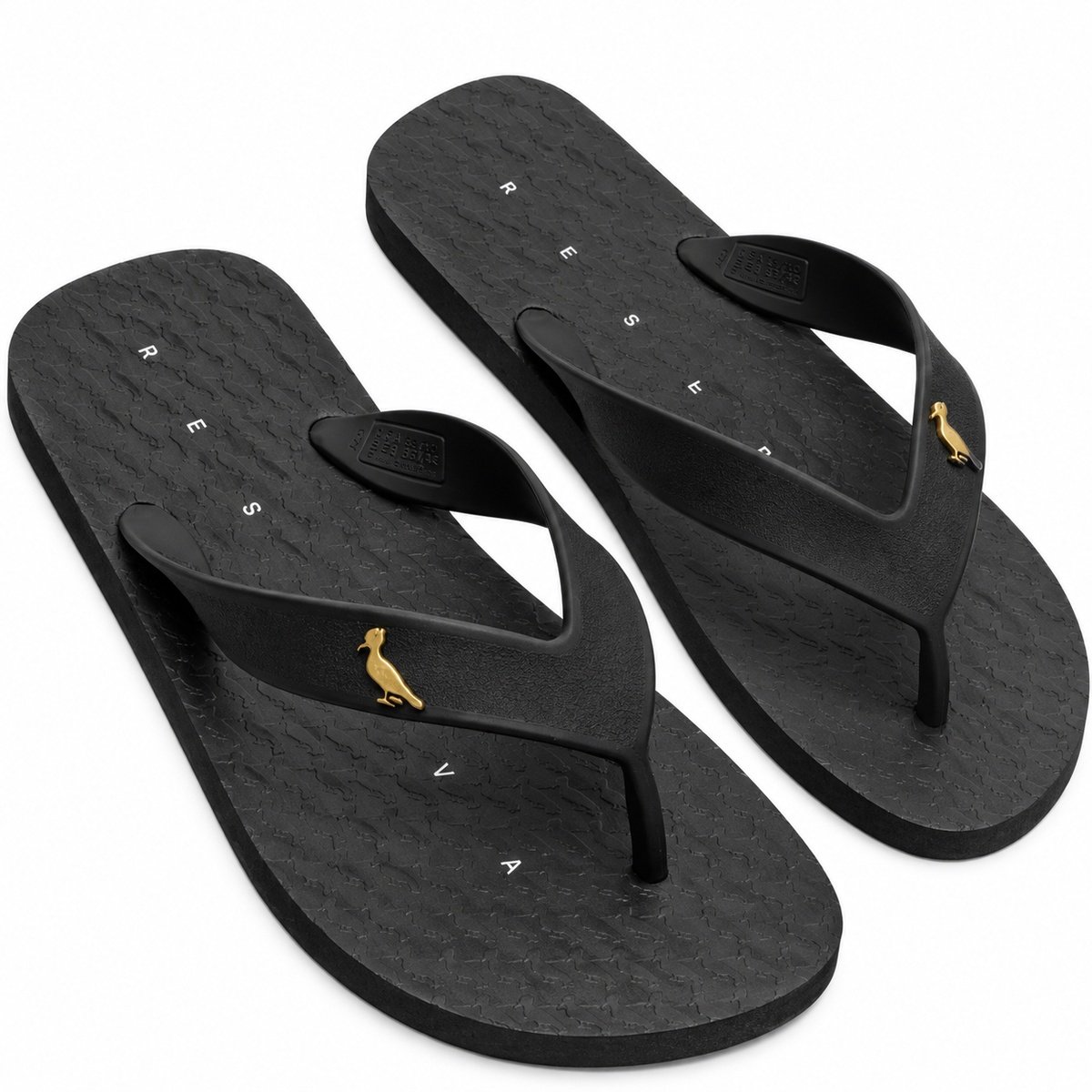 Chinelo Reserva Retângulo Preto – Conforto, Estilo Urbano e Durabilidade Preto 4