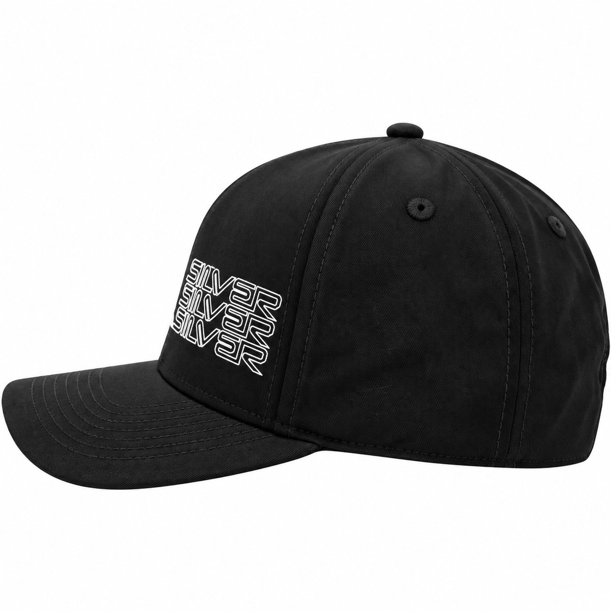 Boné Quiksilver Big Block Preto – Estilo Autêntico, Proteção e Design Marcante Preto 3