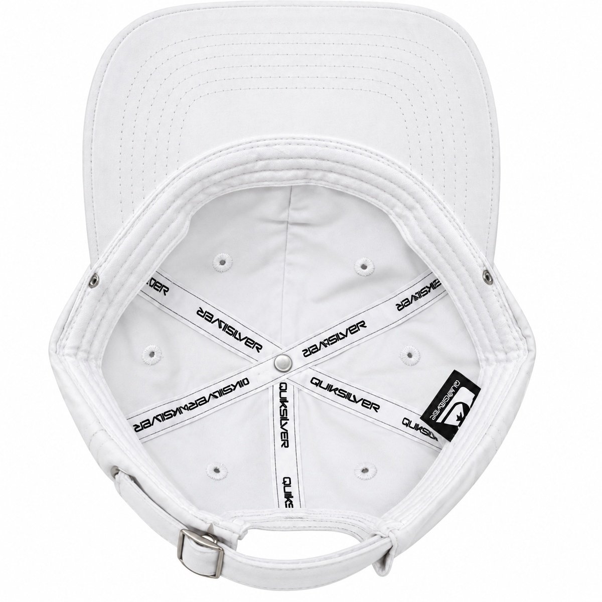 Boné Quiksilver Embroidery Aba Branco – Estilo Autêntico, Proteção e Design Exclusivo Branco 3