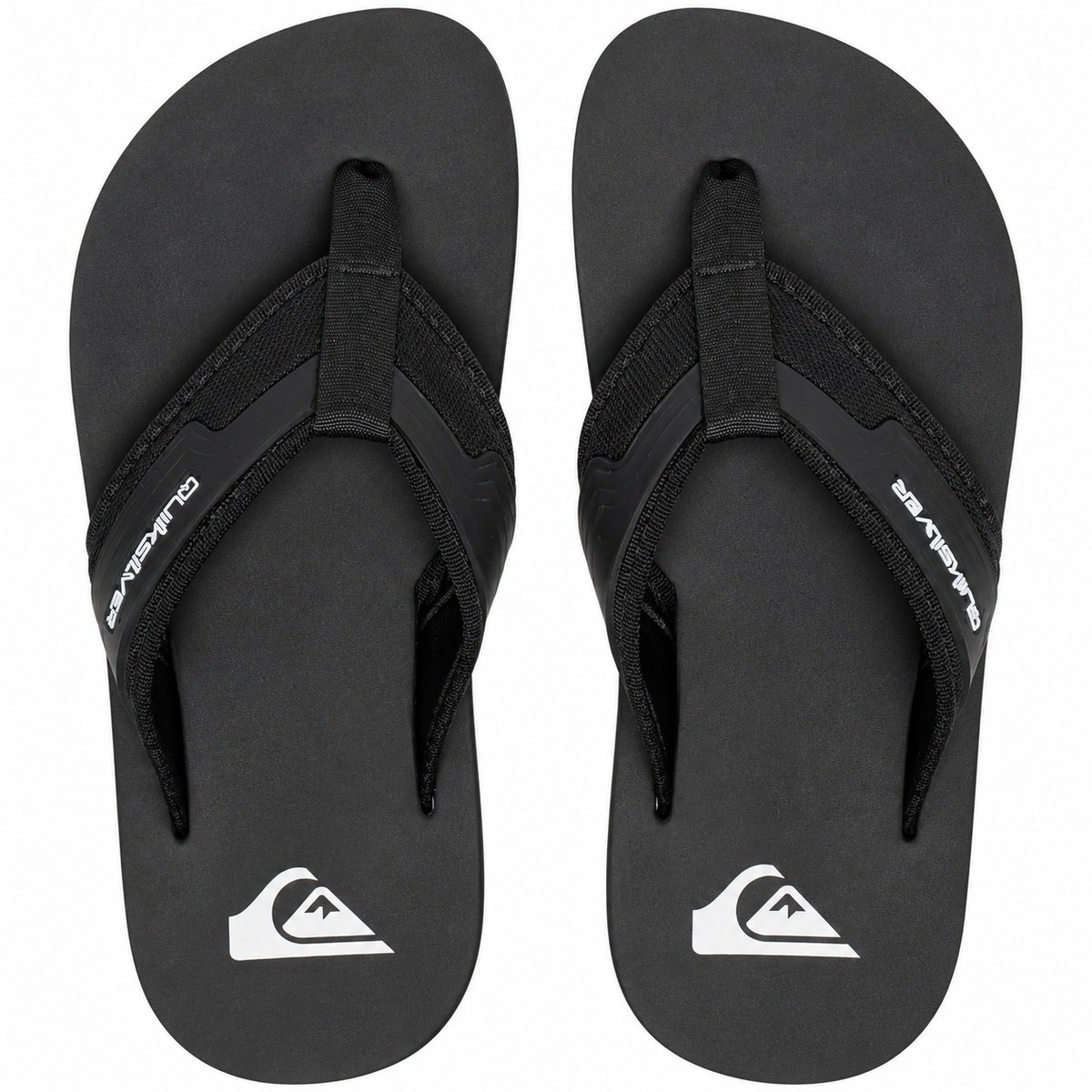 Chinelo Quiksilver Layback Armor Preto com Branco – Conforto, Durabilidade e Estilo Surfwear