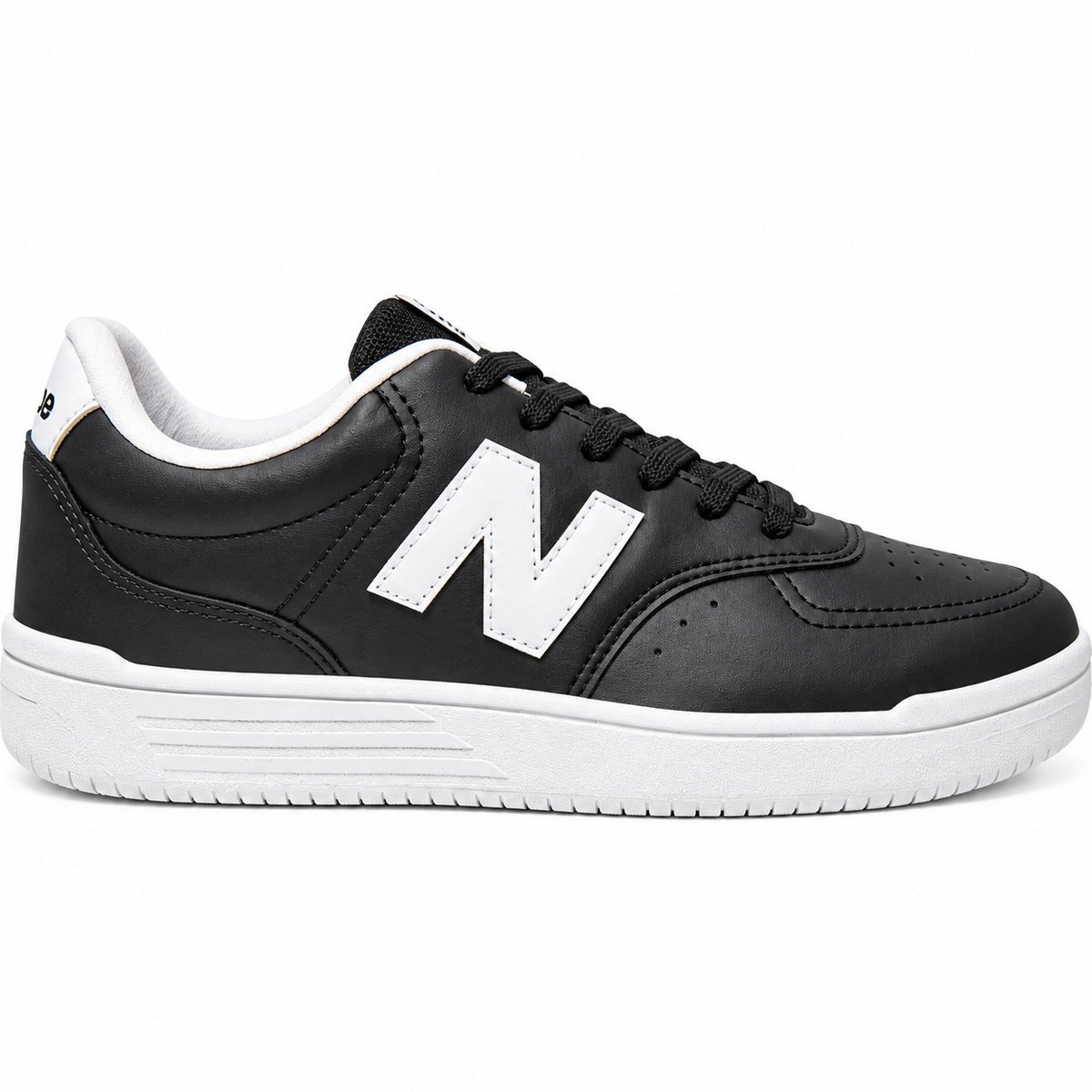 Tênis New Balance BB80 Preto com Logo Branco Preto 2