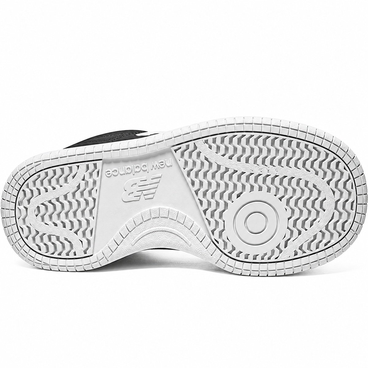 Tênis New Balance BB80 Preto com Logo Branco Preto 5