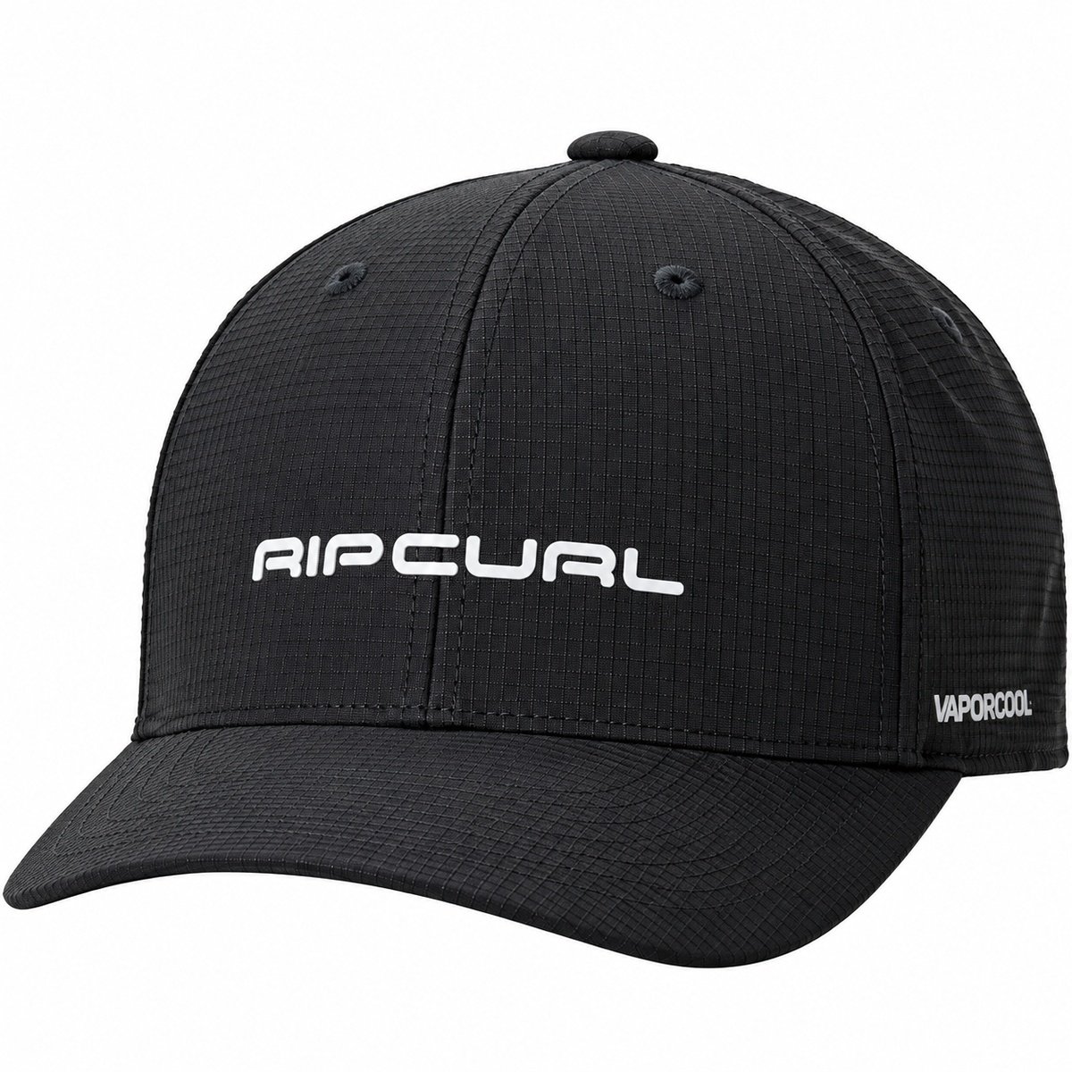 Boné Rip Curl Vaporcool Aerotech Flexfit Preto Original - Secagem Rápida, Anti-suor e Ajuste Perfeito