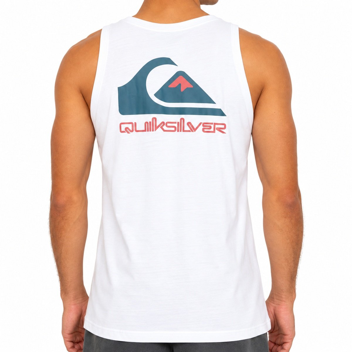 Regata Quiksilver Omni Logo Snow White – Estilo Autêntico, Frescor e DNA Surfwear Branco 2