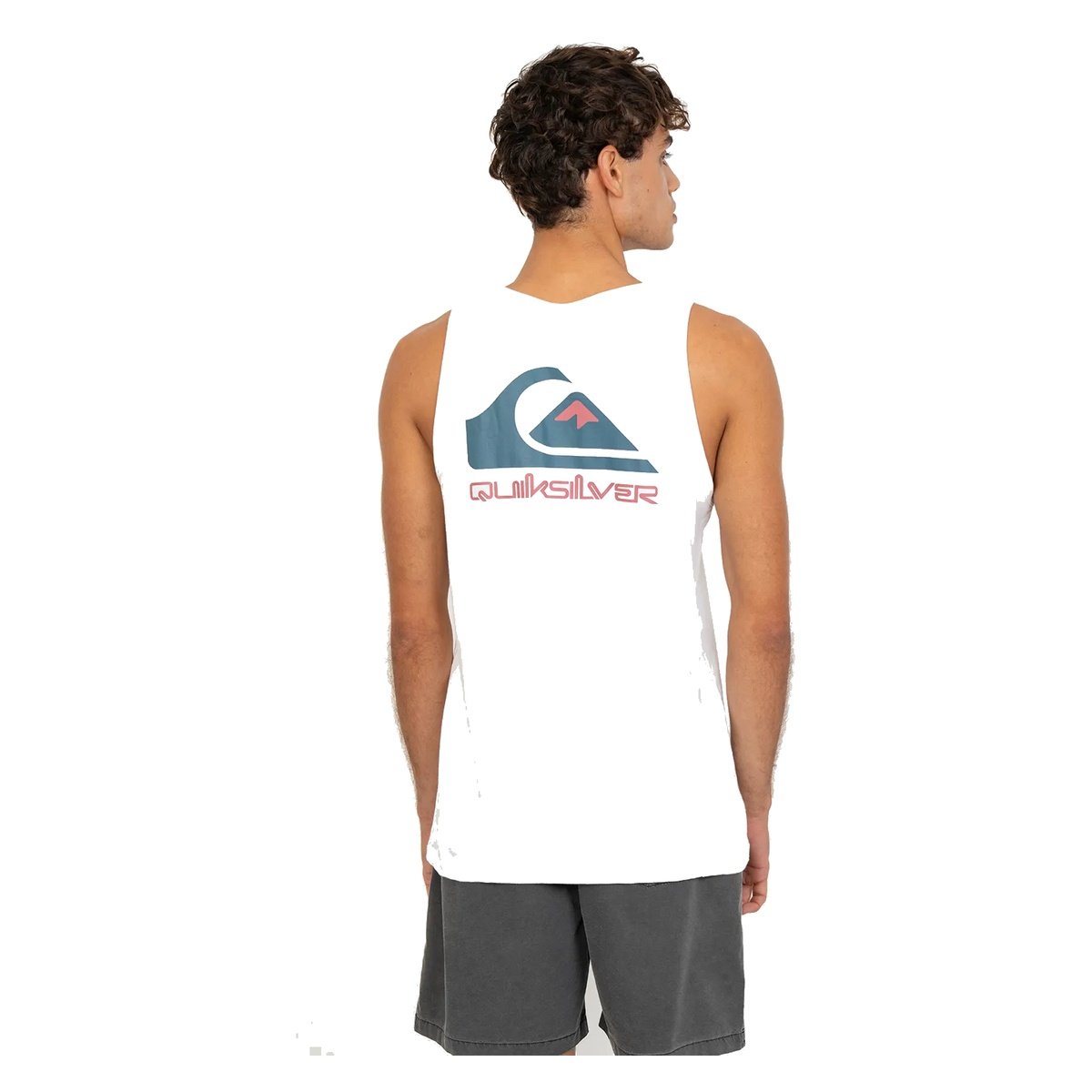 Regata Quiksilver Omni Logo Snow White – Estilo Autêntico, Frescor e DNA Surfwear Branco 5