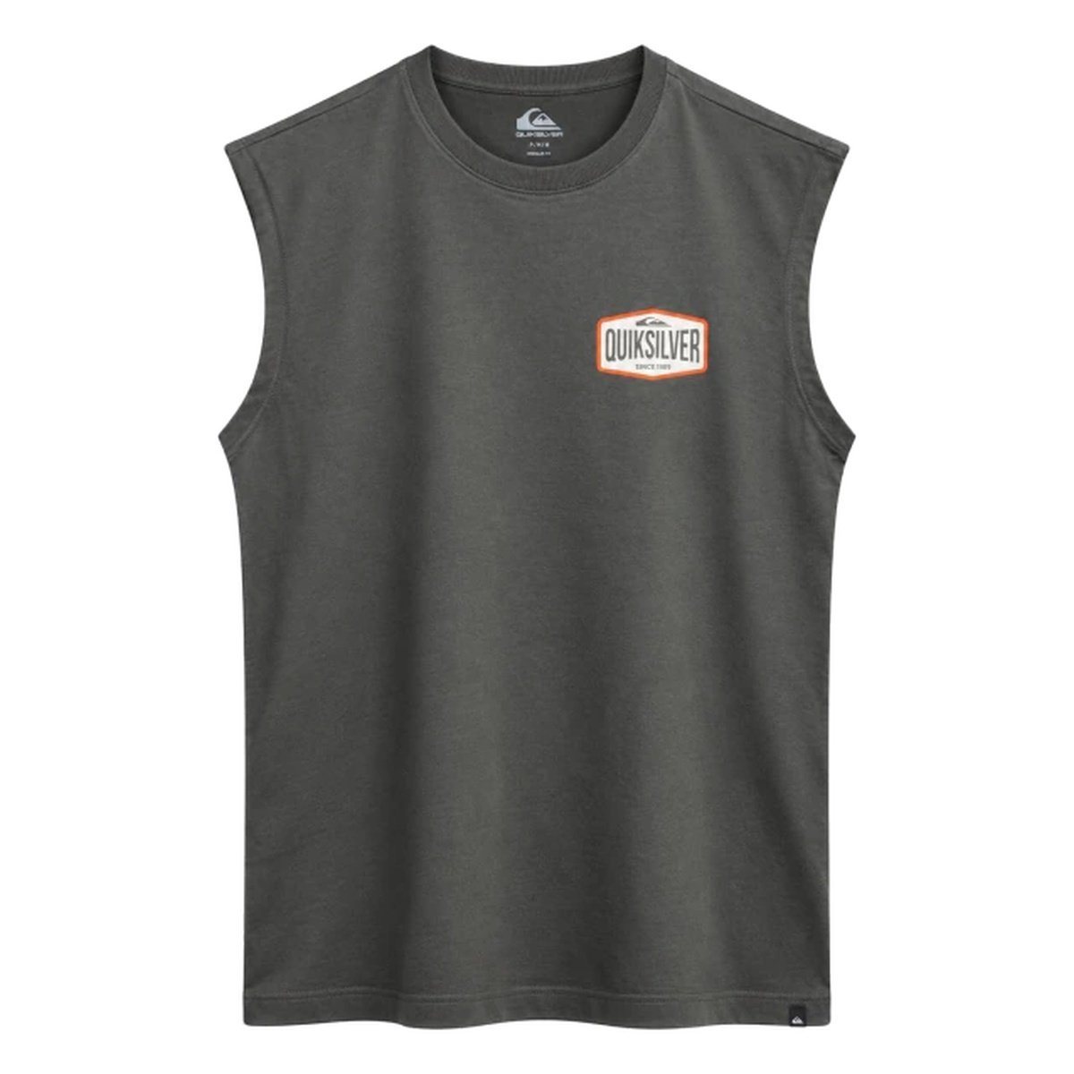 Regata Quiksilver Surf Garage Cinza – Estilo Vintage, Conforto e DNA Surf