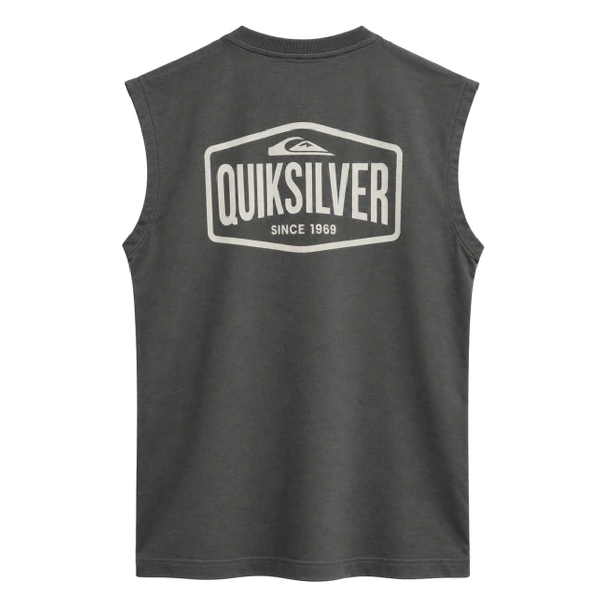 Regata Quiksilver Surf Garage Cinza – Estilo Vintage, Conforto e DNA Surf Cinza 3