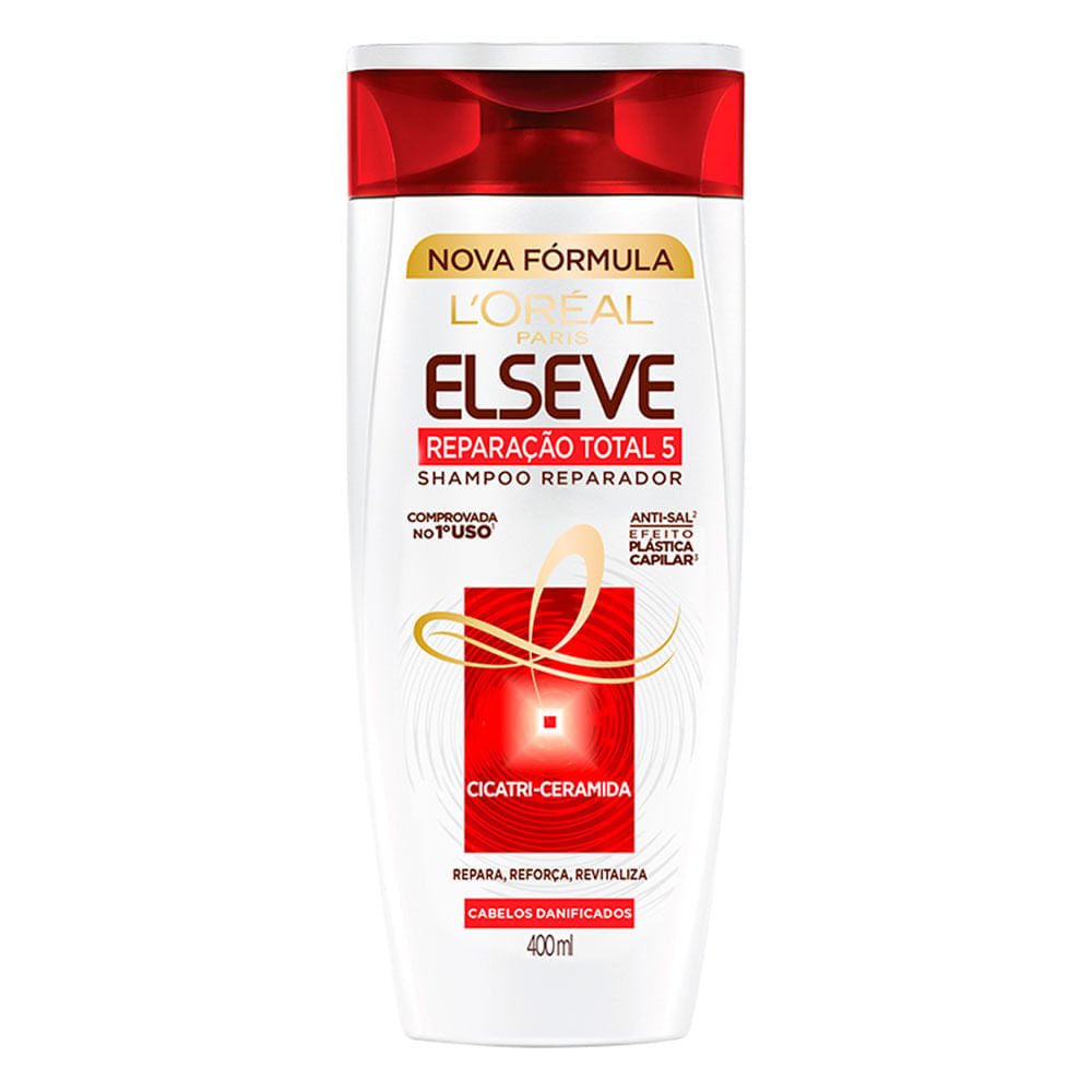 Shampoo Elseve Reparação Total 5 Reparador 400ml 400ml 1