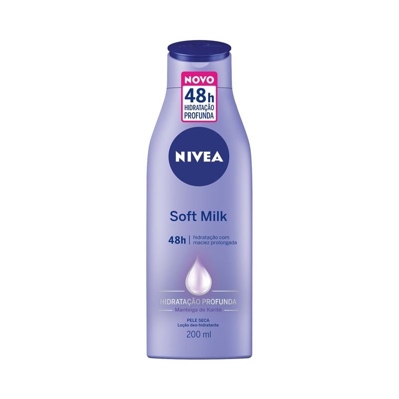 Loção Hidratante Nivea Soft Milk 200ml