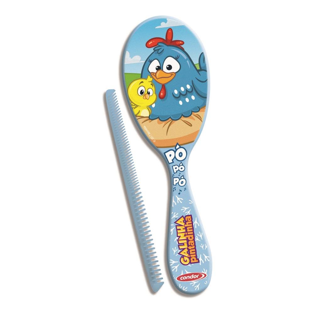 Escova Cabelo + Pente Infantil Condor ÚNICO 4
