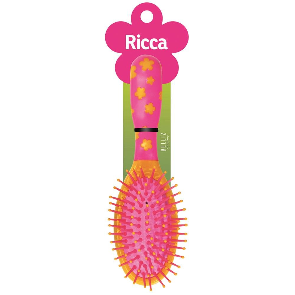 Escova Cabelo Ricca Kids Oval