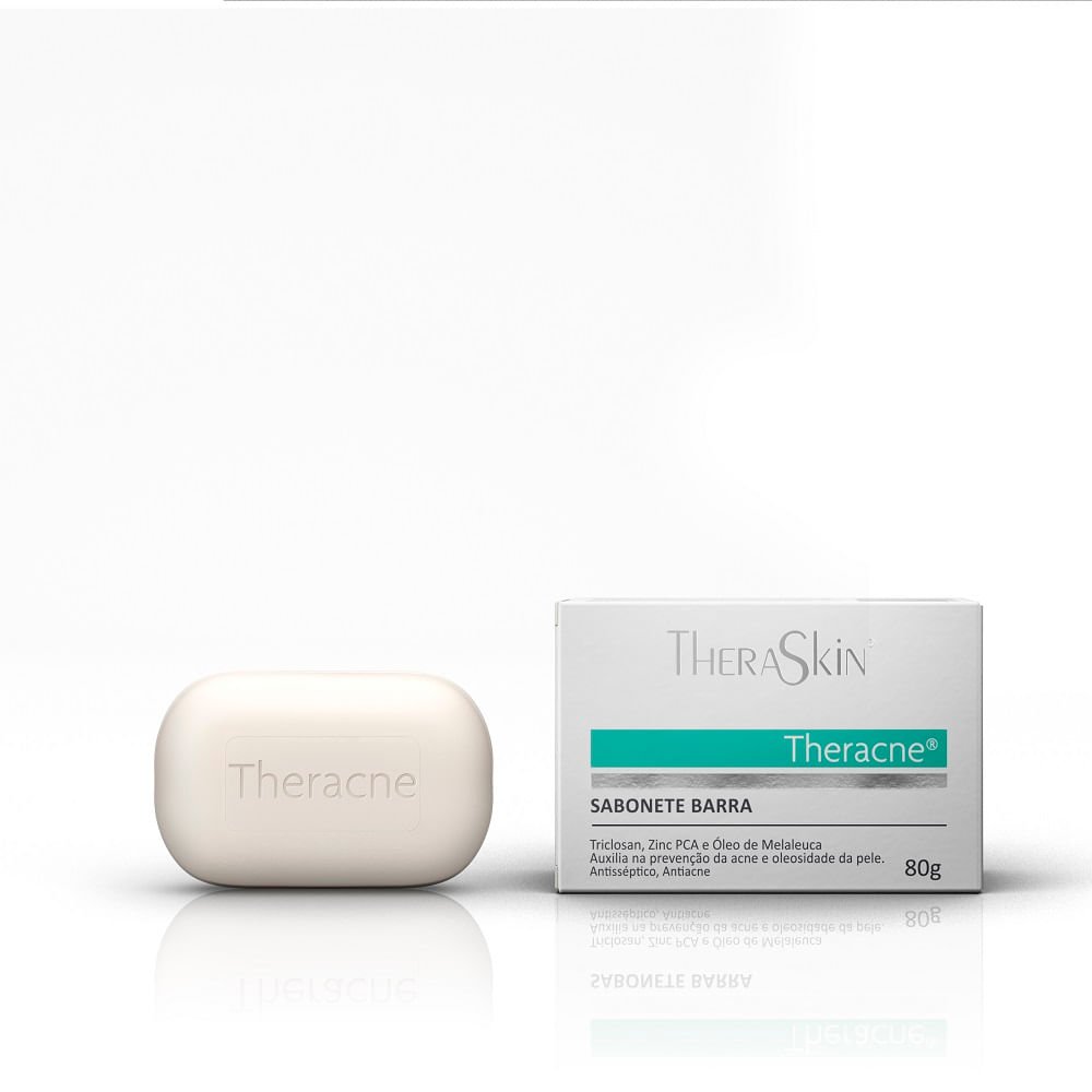 Sabonete Barra Dermocosmético Controle de Oleosidade TheraSkin Theracne 80g