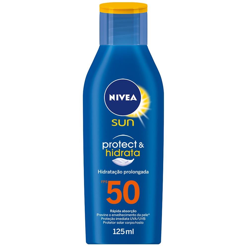 Protetor Solar Nivea Sun Fps 50 Ação Hidratante 125 ml 125ml 1