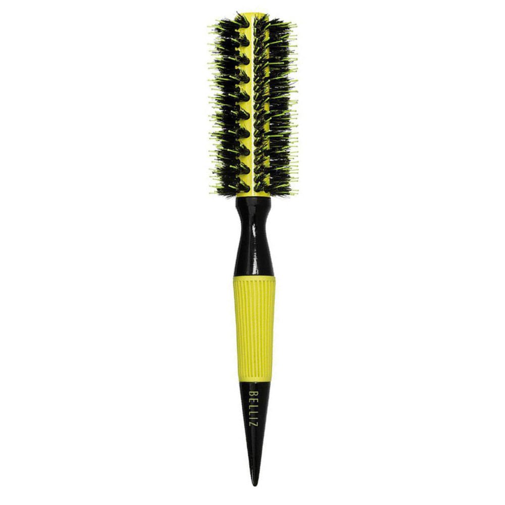 Escova Cabelo Belliz Premium Madeira Color Cerâmica 19 Verde 1