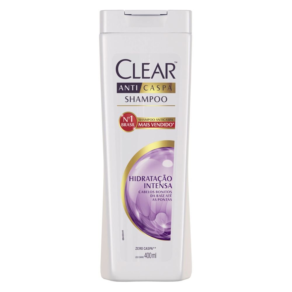 Shampoo Anticaspa Clear Women Hidratação Intensa 400ml 400ml 1