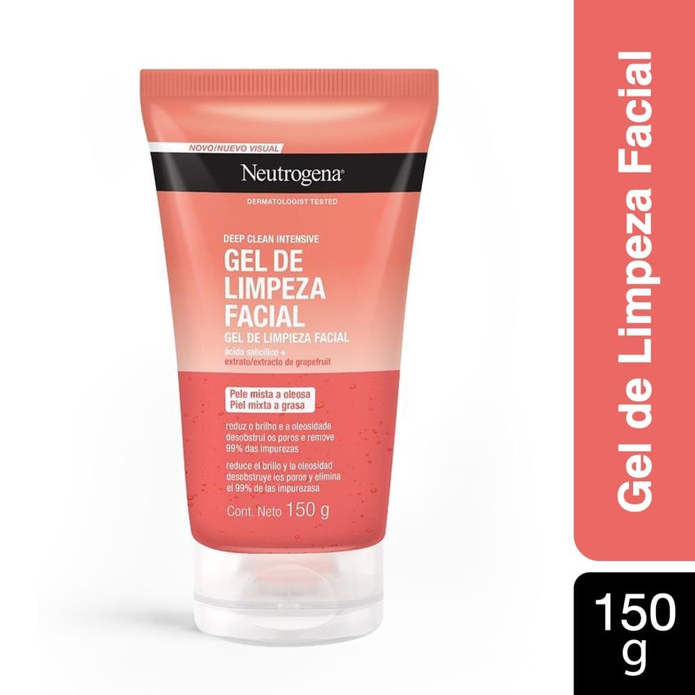 Sabonete Facial NEUTROGENA Deep Clean Gel Grapefruit 150g 150ml 3