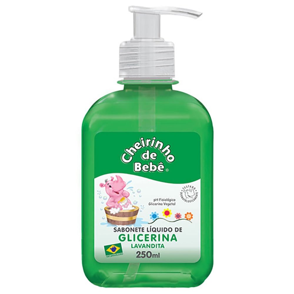 Sabonete Líquido Infantil Cheirinho De Bebe Lavandita 250 Ml. 250ml 1