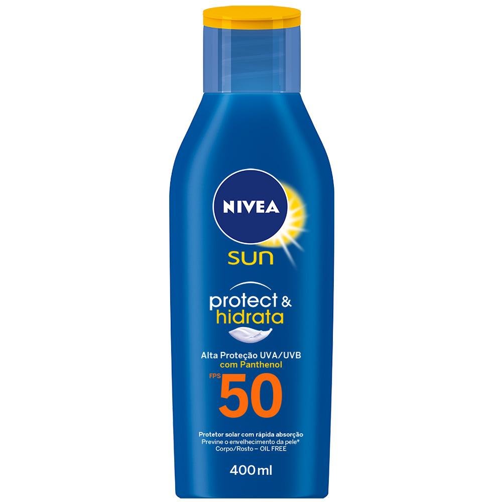 Protetor Solar Nivea Sun Protect & Bronze FPS 50 400 ml