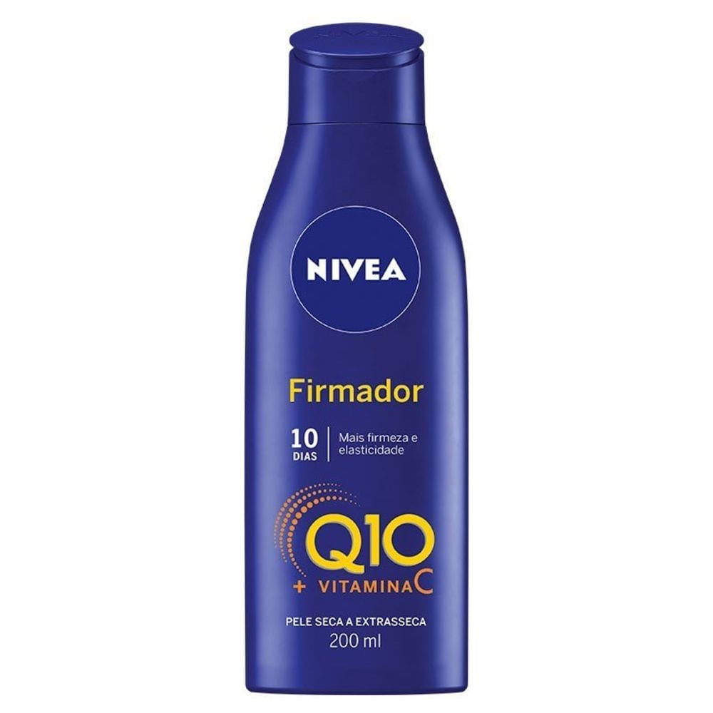 Loção Hiratante Nivea Firmador Q10+Vitamina C Pele Seca 200ml