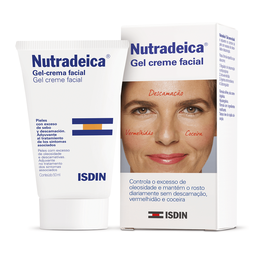 Gel Creme Facial para Pele Descamativa ISDIN Nutradeica-50ml 50ml 1