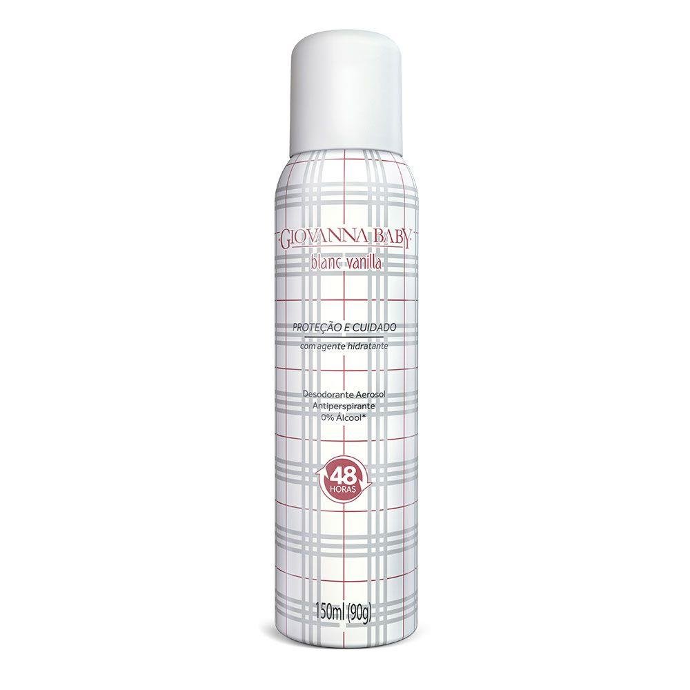 Desodorante Giovanna Baby Aerossol Blanc Vanilla 150ml
