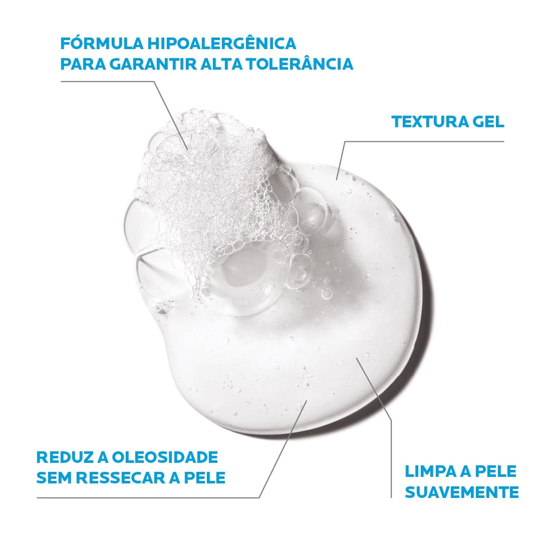 Effaclar Gel de Limpeza Alta Tolerância La Roche-Posay 300g 300g 5