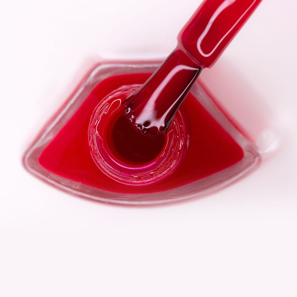 Esmalte Risqué Diamond Gel Vermelho Cereja 9,5ml Vermelho Cereja 4