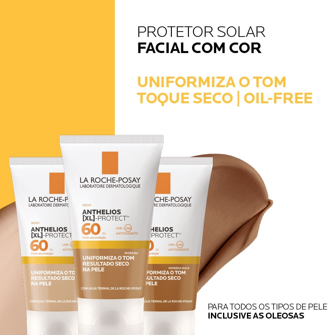 Protetor Solar La Roche Anthelios XL Protect Pele Clara FPS60 40g 40g 3
